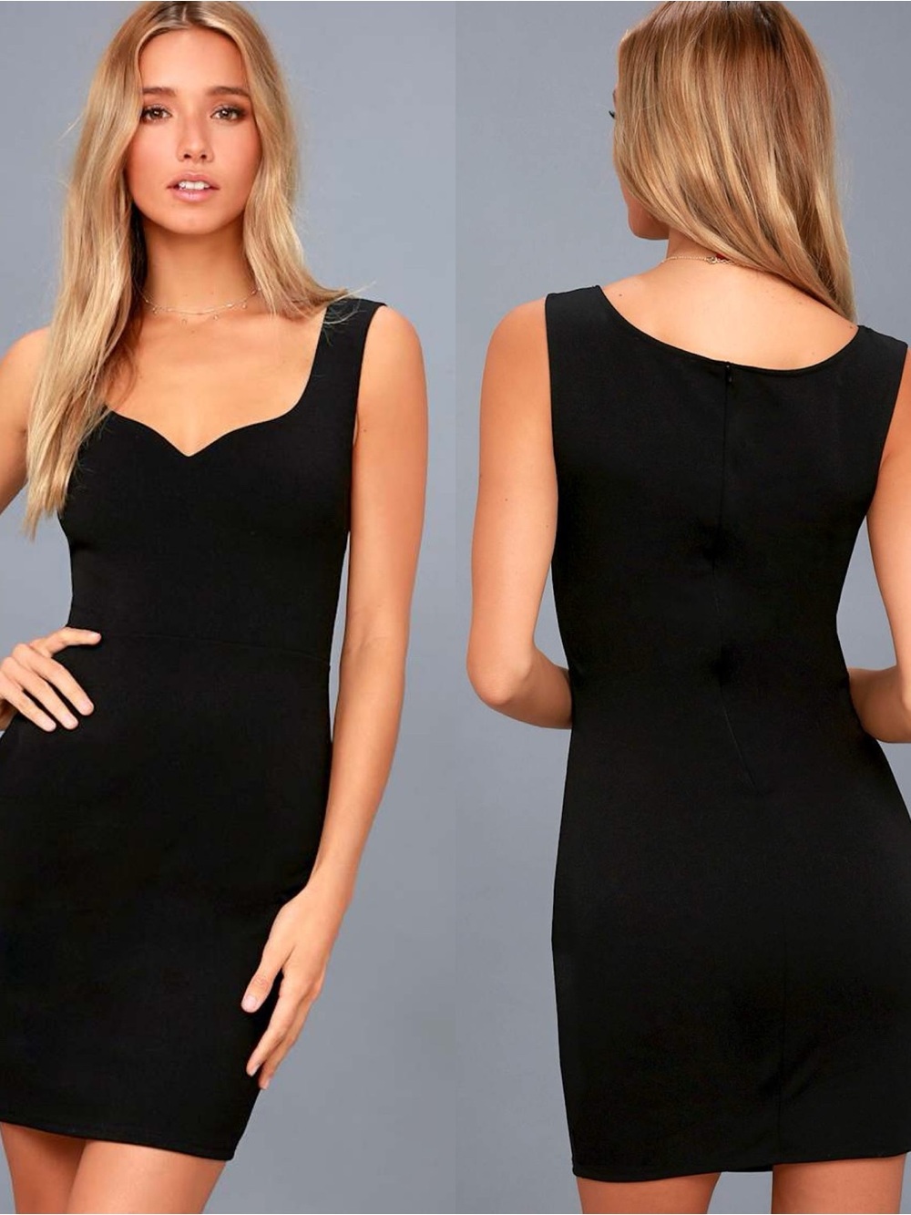 Lulus | Count On It Black Sleeveless Bodycon Mini Dress